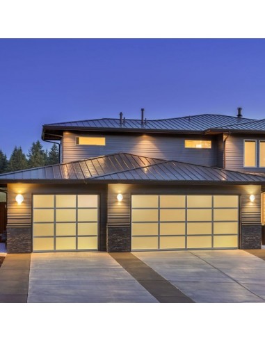 8305-Lampada LED da Muro Sferica  LM/W Doppio Fascio Luminoso Colore Grigio  -4