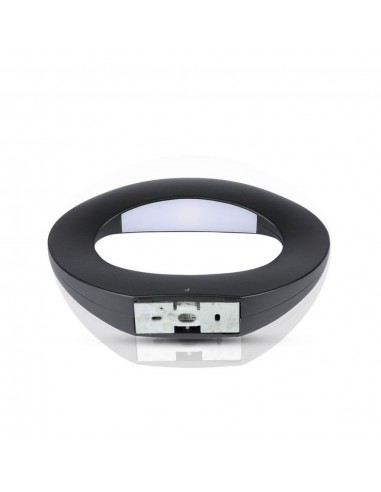 8309-Lampada LED da Muro Arrotondata  LM/W Colore Nero  IP-7