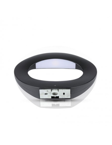 8309-Lampada LED da Muro Arrotondata  LM/W Colore Nero  IP-7
