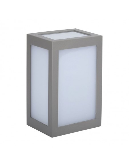 8339-Lampada LED da Muro a Lanterna  Colore Grigio  -1