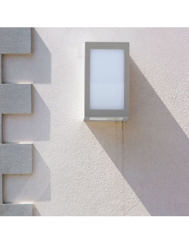8339-Lampada LED da Muro a Lanterna  Colore Grigio  -5