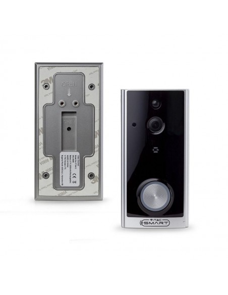 8355-Videocitofono con  Canali Audio Colore Nero-1