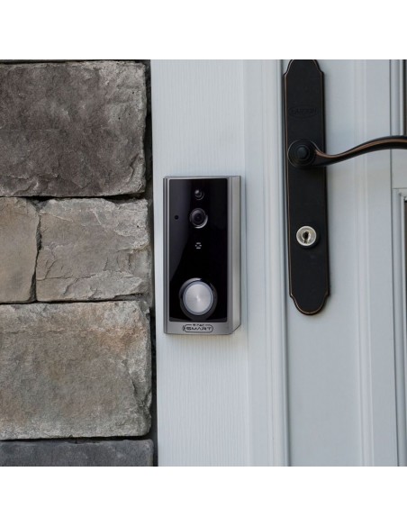 8355-Videocitofono con  Canali Audio Colore Nero-4