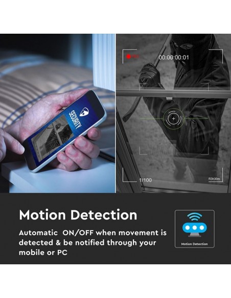 Camera di Videosorveglianza Interno IP WiFi PTZ 1MP 720px Visione Notturna Sensore di Movimento con Microfono e Speaker