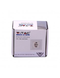 8379-Presa Singola da Incasso con Presa Schuko A e Rivestimento in Vetro xmm Colore Bianco-1 2