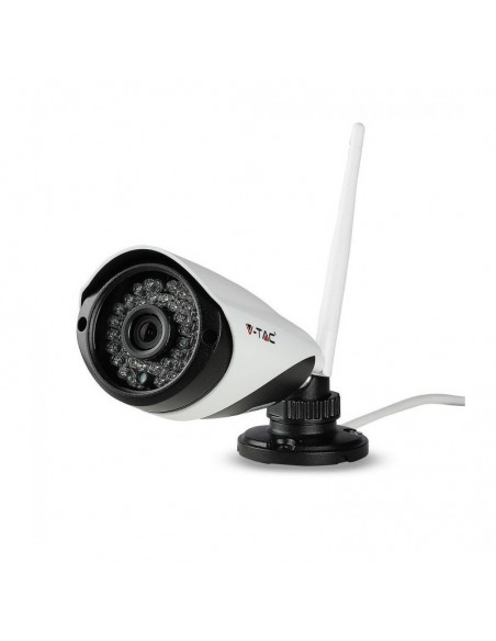 8400-Kit di Videosorveglianza da Esterno WiFi  Telecamere PP Sensore di Movimento Avviso Email e Stazione di Trasmissione mt-7