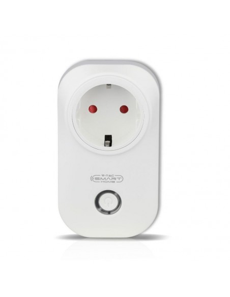 8415-Presa con Spina a Schuko WiFi A P  Schuko con Interruttore Compatibile con Google Home e Amazon Alexa Tramite App Smart-1