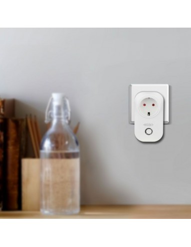 8415-Presa con Spina a Schuko WiFi A P  Schuko con Interruttore Compatibile con Google Home e Amazon Alexa Tramite App Smart-4