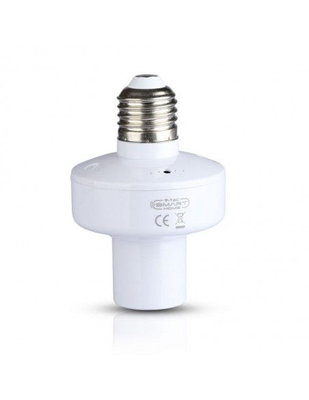 8421-Portalampada E Max  Wifi Compatibile con Google Home e Amazon Alexa Tramite App Smart Colore Bianco-1