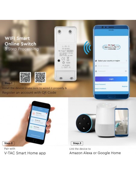 8422-WIFI Online Switch Amazon Alexa and Google Home Compatible-4