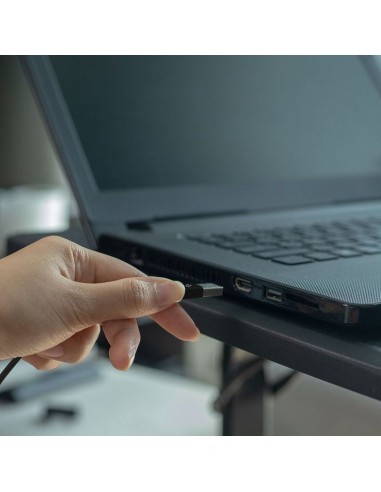 8448-Cavo da Micro-USB a USB-A m Ricarica Rapida A Colore Nero-4