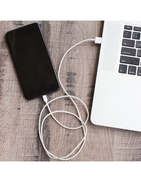 8450-Cavo da Micro-USB a USB-A m Ricarica Rapida A Colore Bianco-3