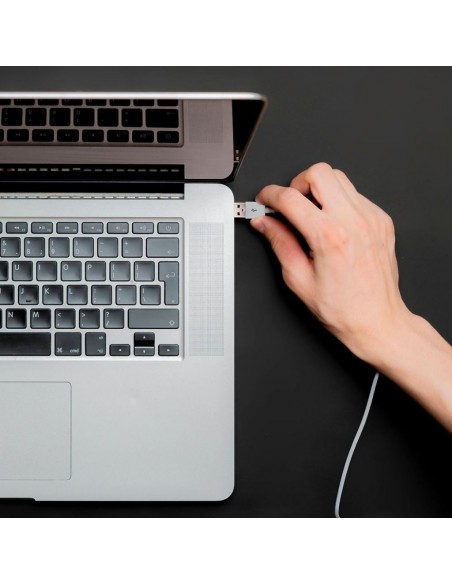 8451-Cavo da Micro-USB a USB-A m Ricarica Rapida A Colore Bianco-3