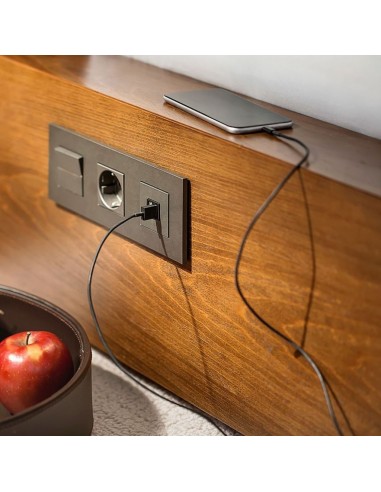 8452-Cavo da Lightning iPhone a USB-A m Ricarica Rapida A con Licenza MFI Colore Nero-3