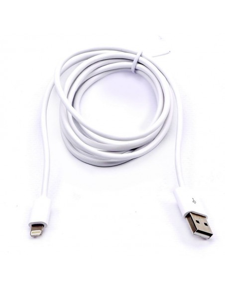 8453-Cavo da Lightning iPhone a USB-A m Ricarica Rapida A con Licenza MFI Colore Bianco-1