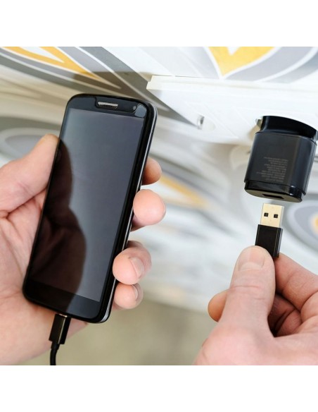 8454-Cavo da USB Tipo-C a USB-A m Ricarica Rapida A Colore Nero-5