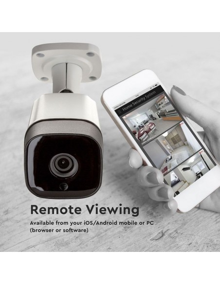 8475-Camera di Videosorveglianza Analogica Esterno WiFi MP px FullHD Visione Notturna Compatibile Smart Device AHD/CVI/TVI/CVBS-