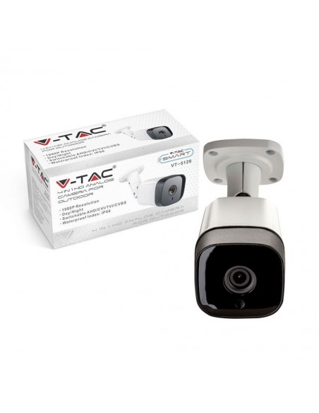 8475-Camera di Videosorveglianza Analogica Esterno WiFi MP px FullHD Visione Notturna Compatibile Smart Device AHD/CVI/TVI/CVBS-