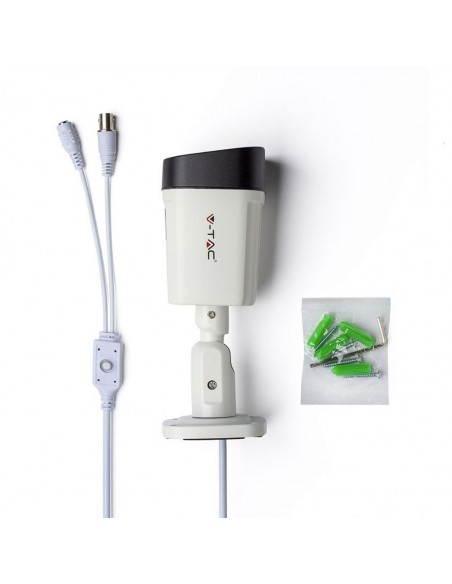 Camera di Videosorveglianza Analogica Esterno WiFi 2MP 1080px FullHD Visione Notturna Compatibile Smart Device AHD/CVI/TVI/CVBS