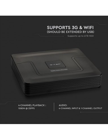 8476-Registratore DVR Ibrido  in  a  Canali n HD con Sensore di Movimento Compatibile con Smart Device-4