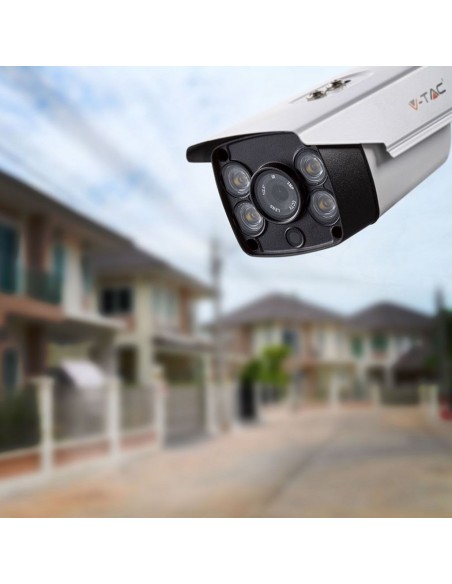 8479-Camera di Videosorveglianza da Interno/Esterno IP MP px FullHD con Visione Notturna a Colori Compatibile con Smart Device-2