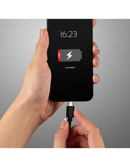 8481-Cavo da Micro-USB a USB-A m Ricarica A Pearl Series Colore Nero-2