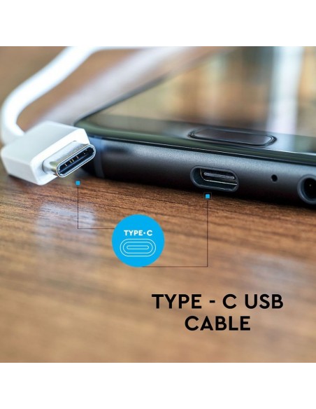 8482-Cavo da USB Tipo-C a USB-A m Ricarica A Pearl Series Colore Bianco-5