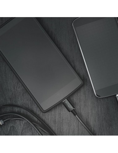 8485-Cavo da Micro-USB a USB-A m Ricarica A Silver Series Colore Nero-3