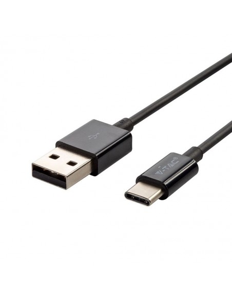 8487-Cavo da USB Tipo-C a USB-A m Ricarica A Silver Series Colore Nero-1