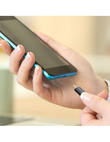 8487-Cavo da USB Tipo-C a USB-A m Ricarica A Silver Series Colore Nero-2