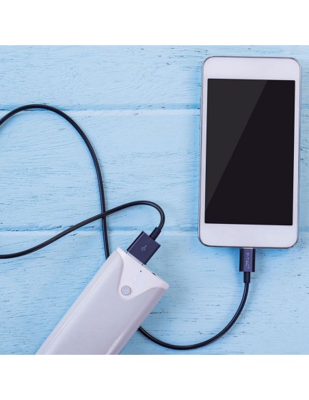 8487-Cavo da USB Tipo-C a USB-A m Ricarica A Silver Series Colore Nero-3