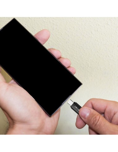 8488-Cavo da Micro-USB a USB-A m Ricarica Rapida A Platinum Series Cavo Antigroviglio in Corda Colore Nero-5