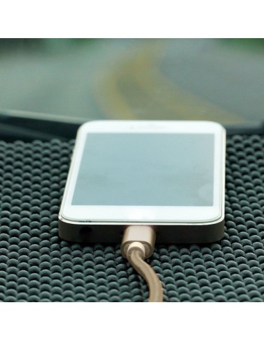 8493-Cavo da USB Tipo-C a USB-A m Ricarica Rapida A Platinum Series Cavo Antigroviglio in Corda Colore Oro-4