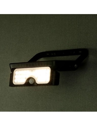 8547-Lampada LED Solare da Muro a Batteria  LED con Sensore di Movimento e Crepuscolare a Basi Inclinabili  -4