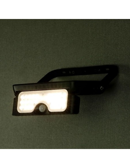 8547-Lampada LED Solare da Muro a Batteria  LED con Sensore di Movimento e Crepuscolare a Basi Inclinabili  -4