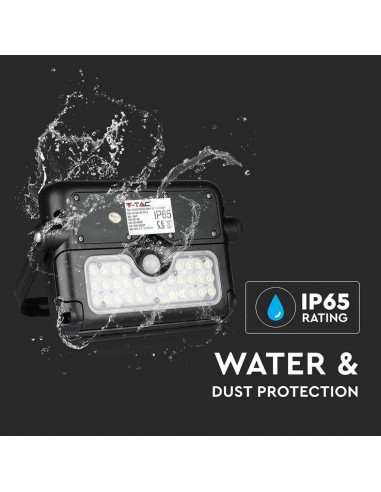 8547-Lampada LED Solare da Muro a Batteria  LED con Sensore di Movimento e Crepuscolare a Basi Inclinabili  -6