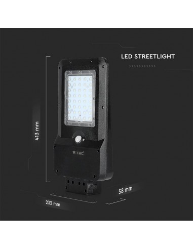 8548-Armatura Stradale LED SMD  con Pannello Solare e Batteria-2