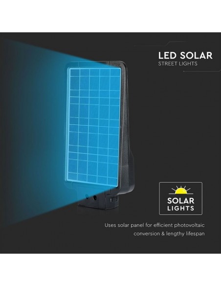 8548-Armatura Stradale LED SMD  con Pannello Solare e Batteria-5