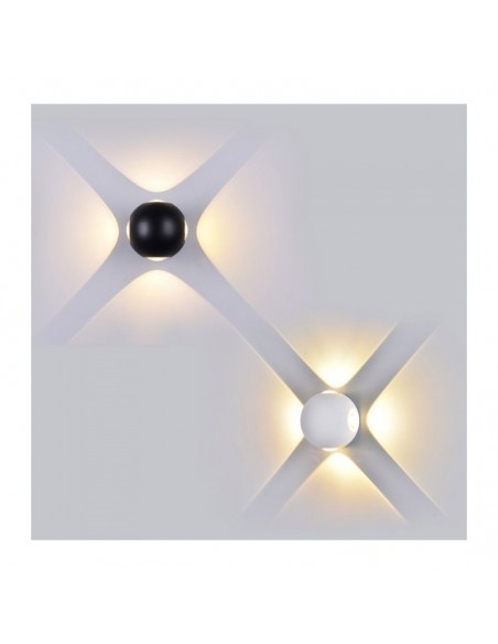 8551-Lampada LED da Muro Sferica  LED COB  Colore Bianco  -5
