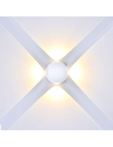 8552-Lampada LED da Muro Sferica  LED COB  Colore Bianco  -4