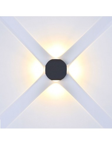 8553-Lampada LED da Muro Sferica  LED COB  Colore Bianco  -5