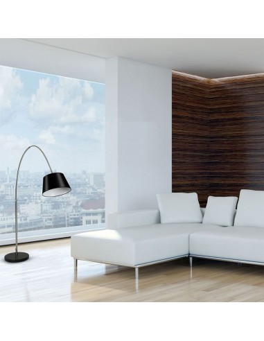 8564-Piantana LED Ricurva con Portalampada E Max  Colore Nero h cm-5