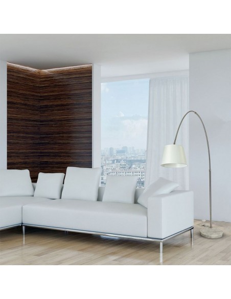 8565-Piantana LED Ricurva con Portalampada E Max  Colore Bianco h cm-5