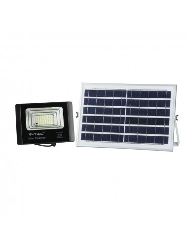 8573-Faro LED con Telecomando e Pannello Solare -1