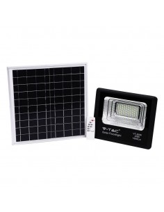 8575-Faro LED con Telecomando e Pannello Solare -1