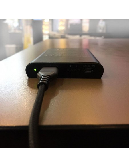 8632-Cavo da USB Tipo-C a USB-A m Ricarica Rapida A Gold Series Cavo Antigroviglio in Corda Colore Nero-3