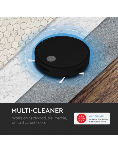 8659-Aspirapolvere Giroscopico Robotizzato con Telecomando Colore Nero-7