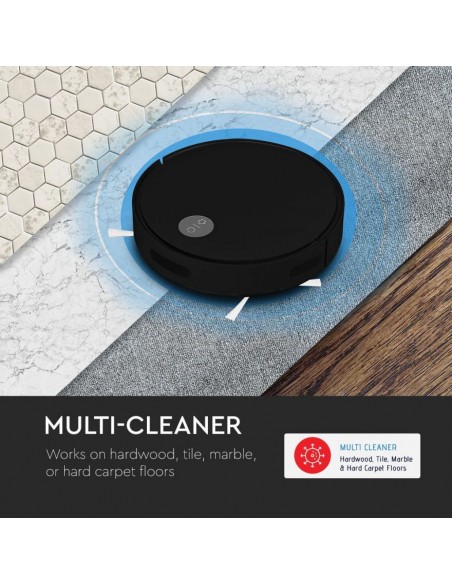 8659-Aspirapolvere Giroscopico Robotizzato con Telecomando Colore Nero-7