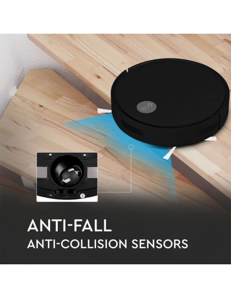 Aspirapolvere Giroscopico Robotizzato con Telecomando Colore Nero