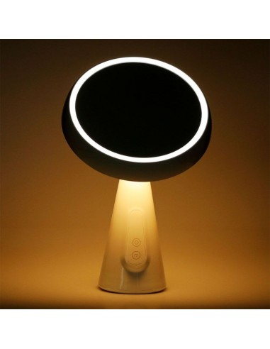 8670-Lampada LED a Specchio  con Adattatore Orientabile Colore Bianco  Dimmerabile-4